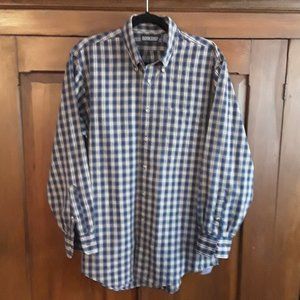 Lands' End Men's Plaid Dress Shirt - Size 16-33